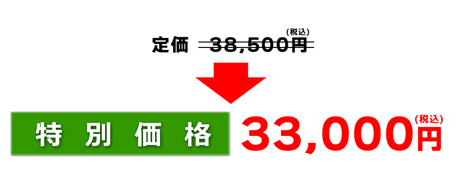 特別価格30,000円（税別）