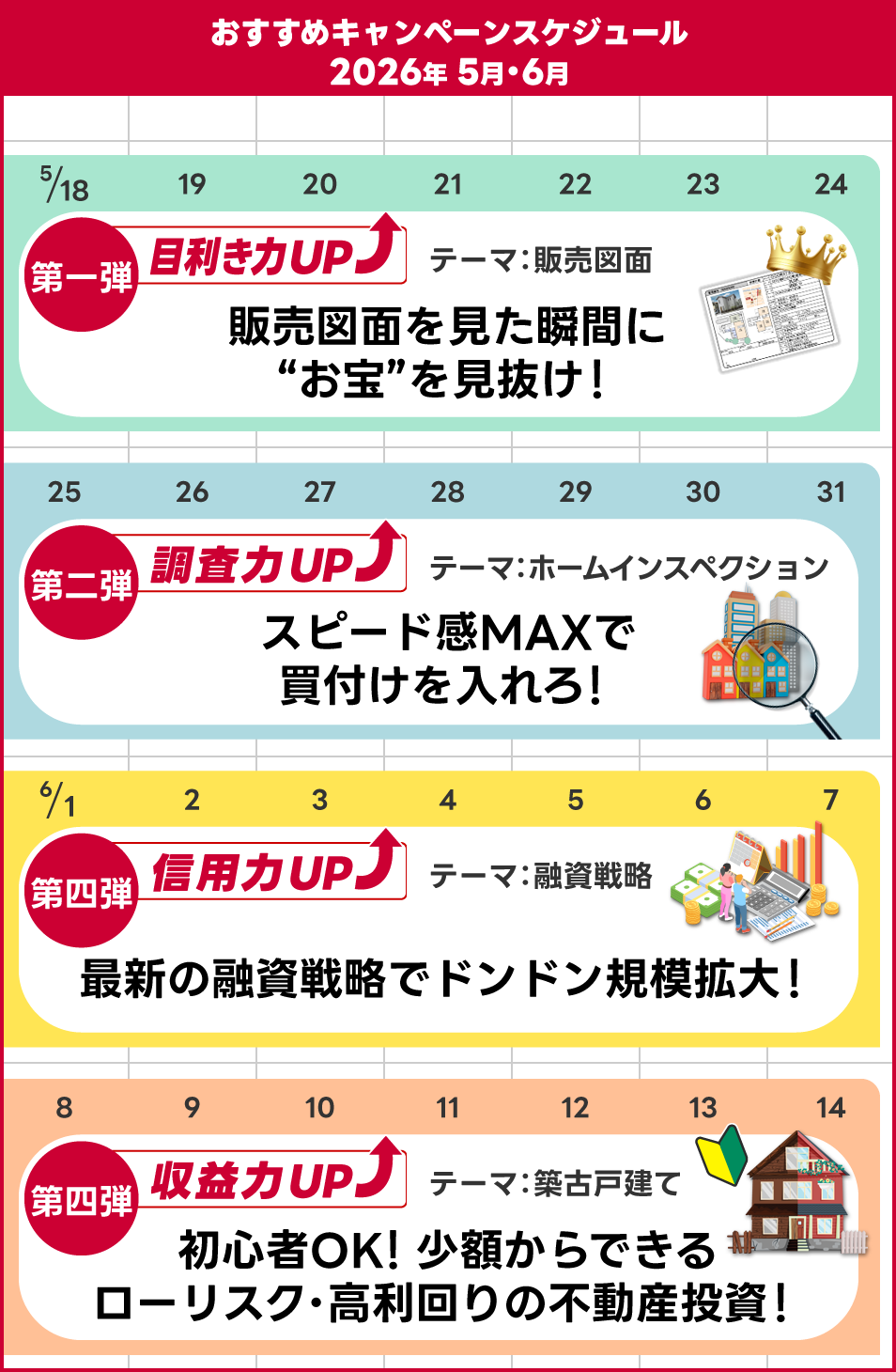 キャンペーンカレンダー