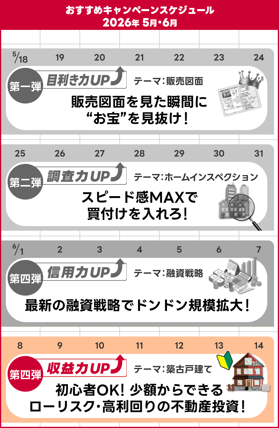 キャンペーンカレンダー